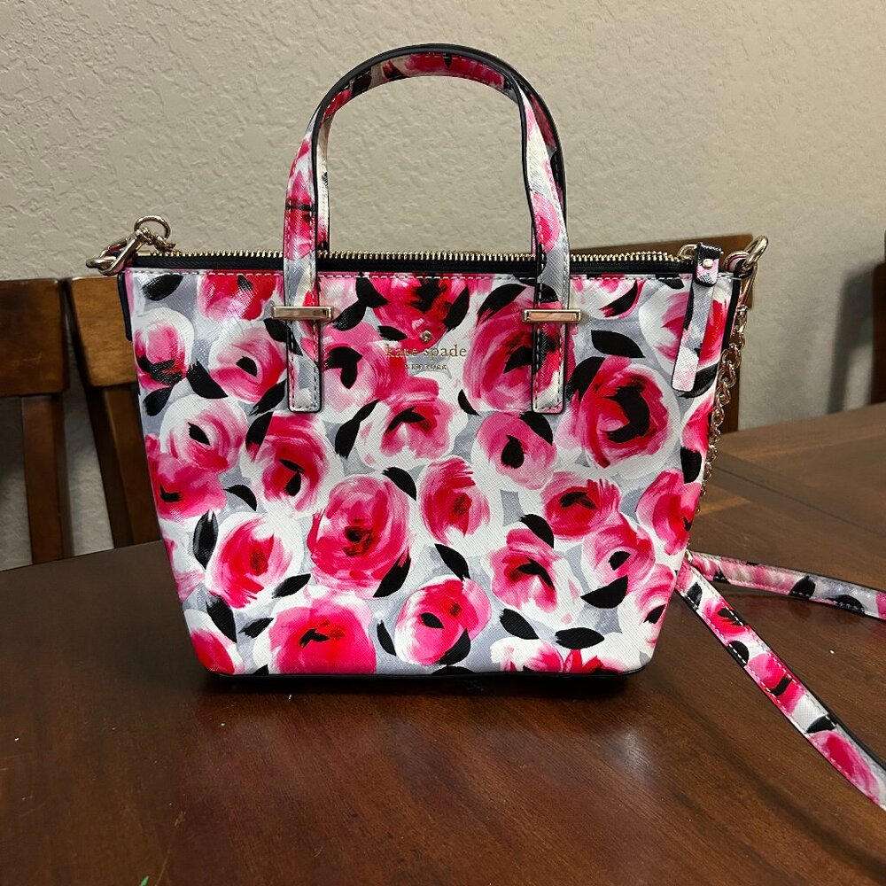 Kate Spade Floral Print Mini Satchel
